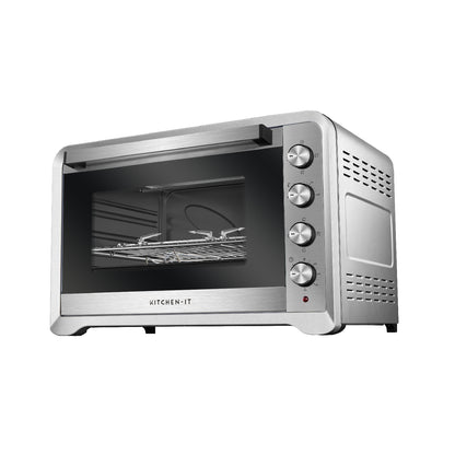 Horno Eléctrico 100L Silver Series +  Puerta doble vidrio, Convección y Spiedo