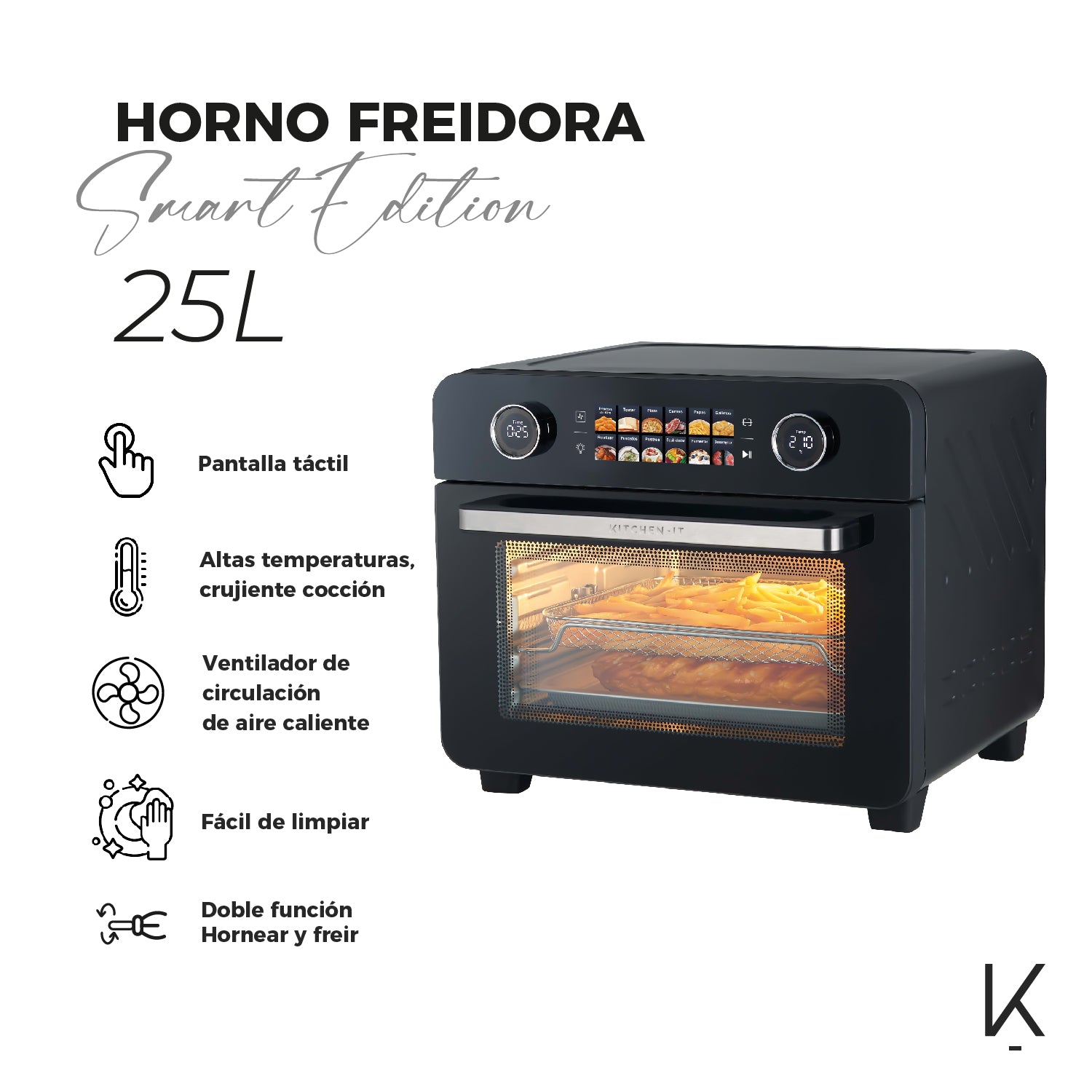 Horno Freidora Smart Edition 25L Kitchen-it