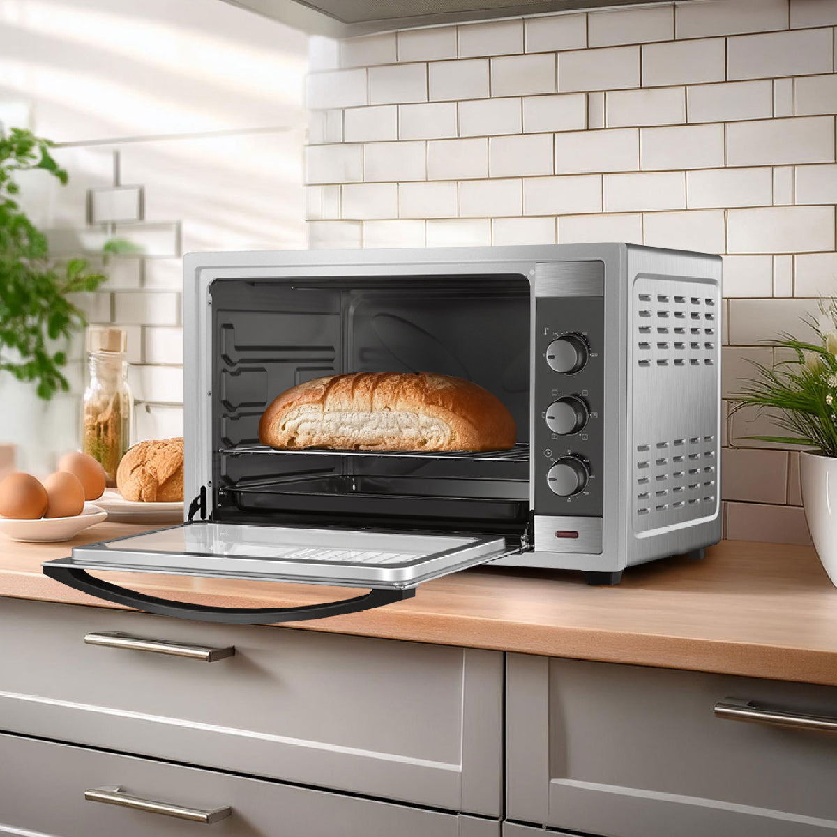 Horno Eléctrico Silver Series 60L Kitchen-It