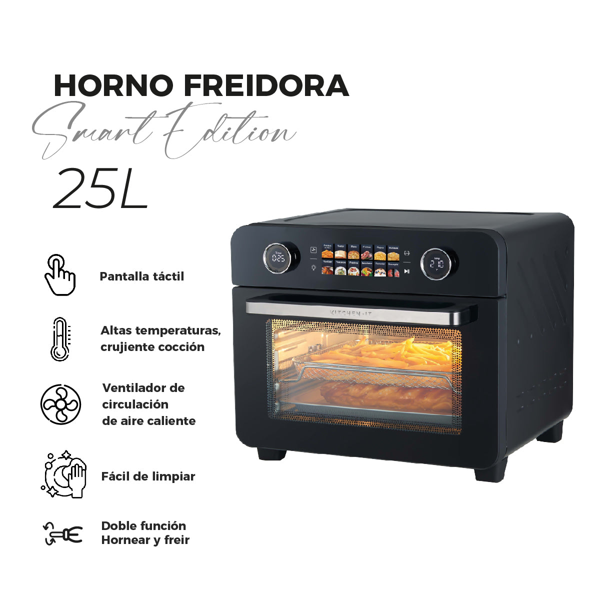 Horno Freidora Smart Edition 25L Kitchen-it