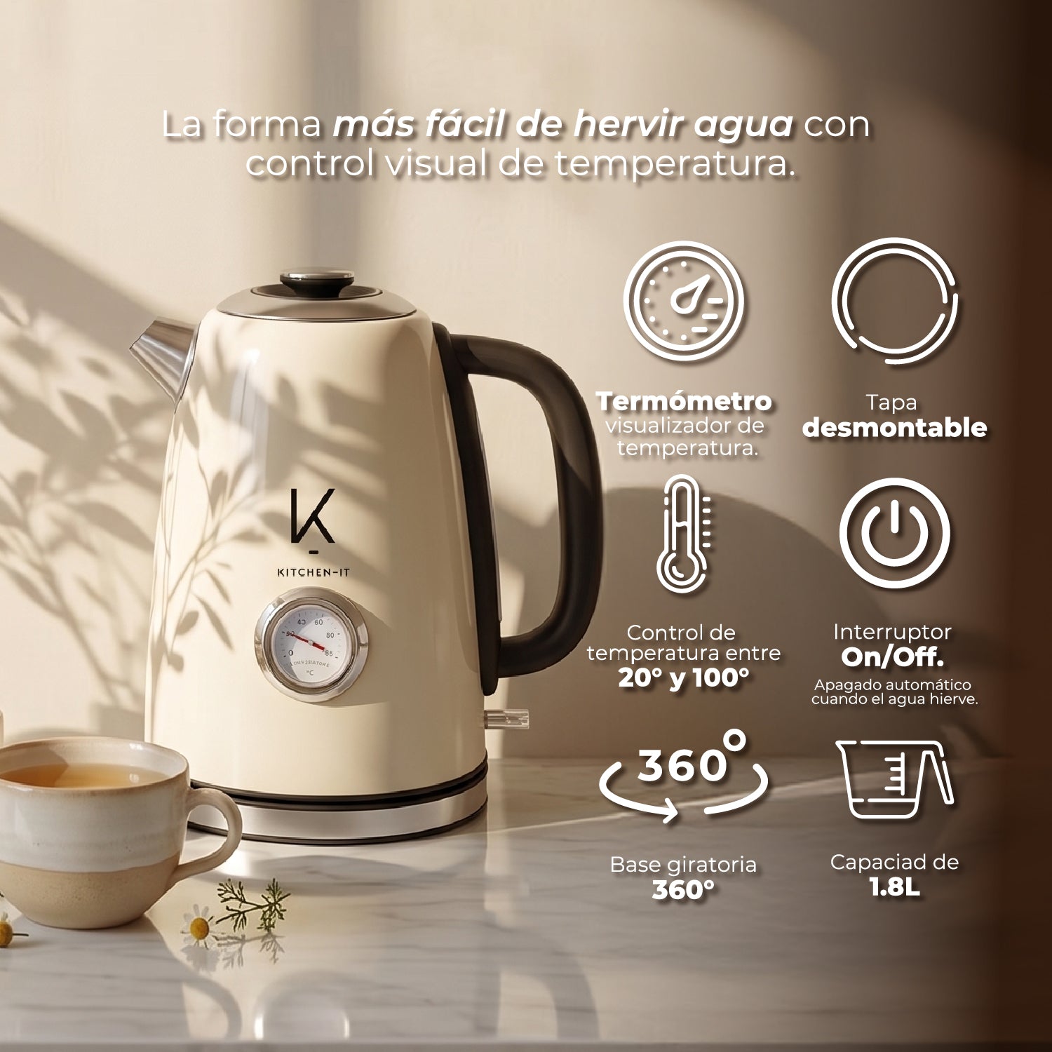 Hervidor 1.8L Deluxe Edition