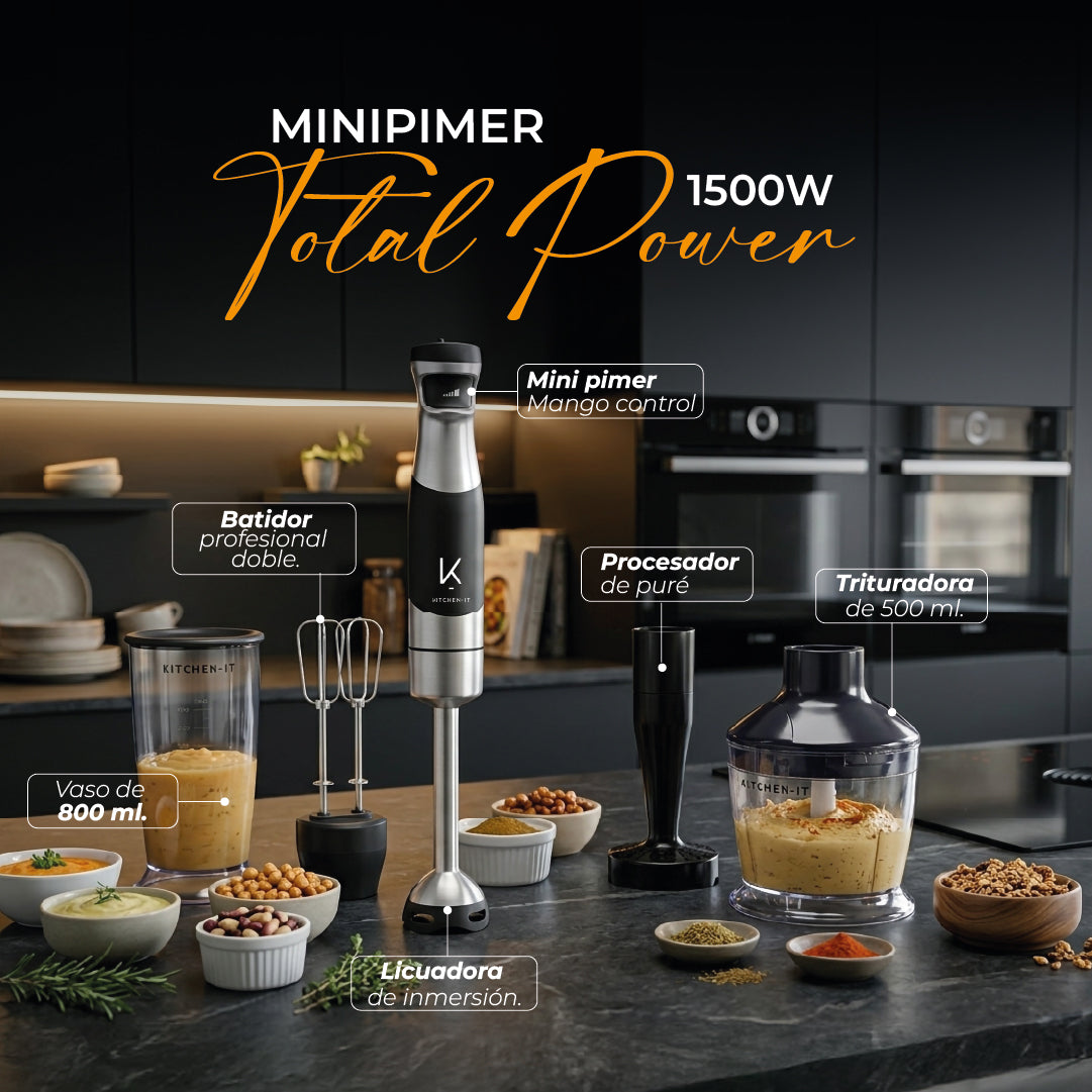 Minipimer Total Power 1500W