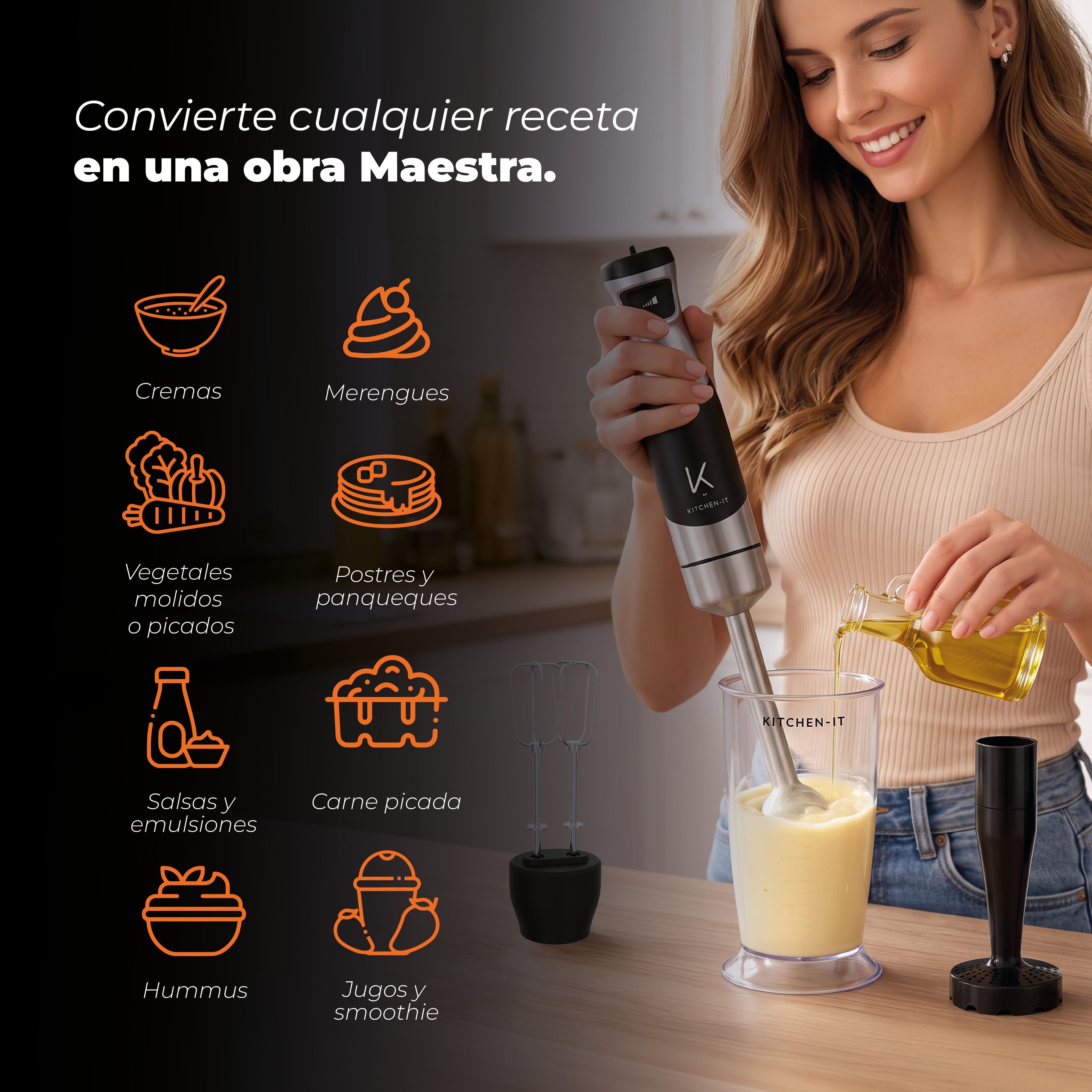 Minipimer Total Power 1500W