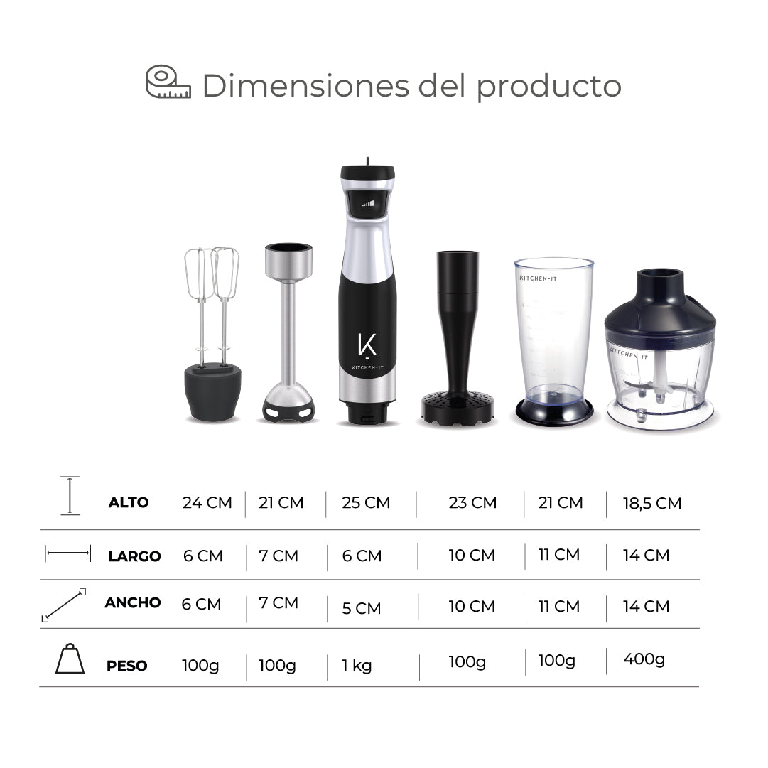 Minipimer Total Power 1500W