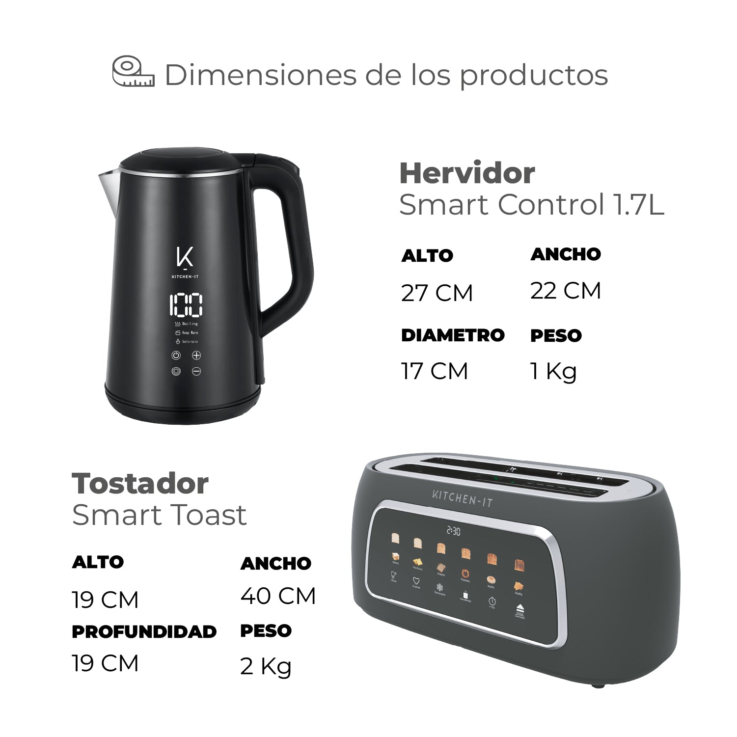 Medidas del producto