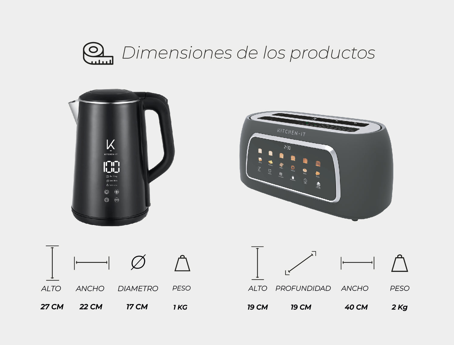 Medidas del producto