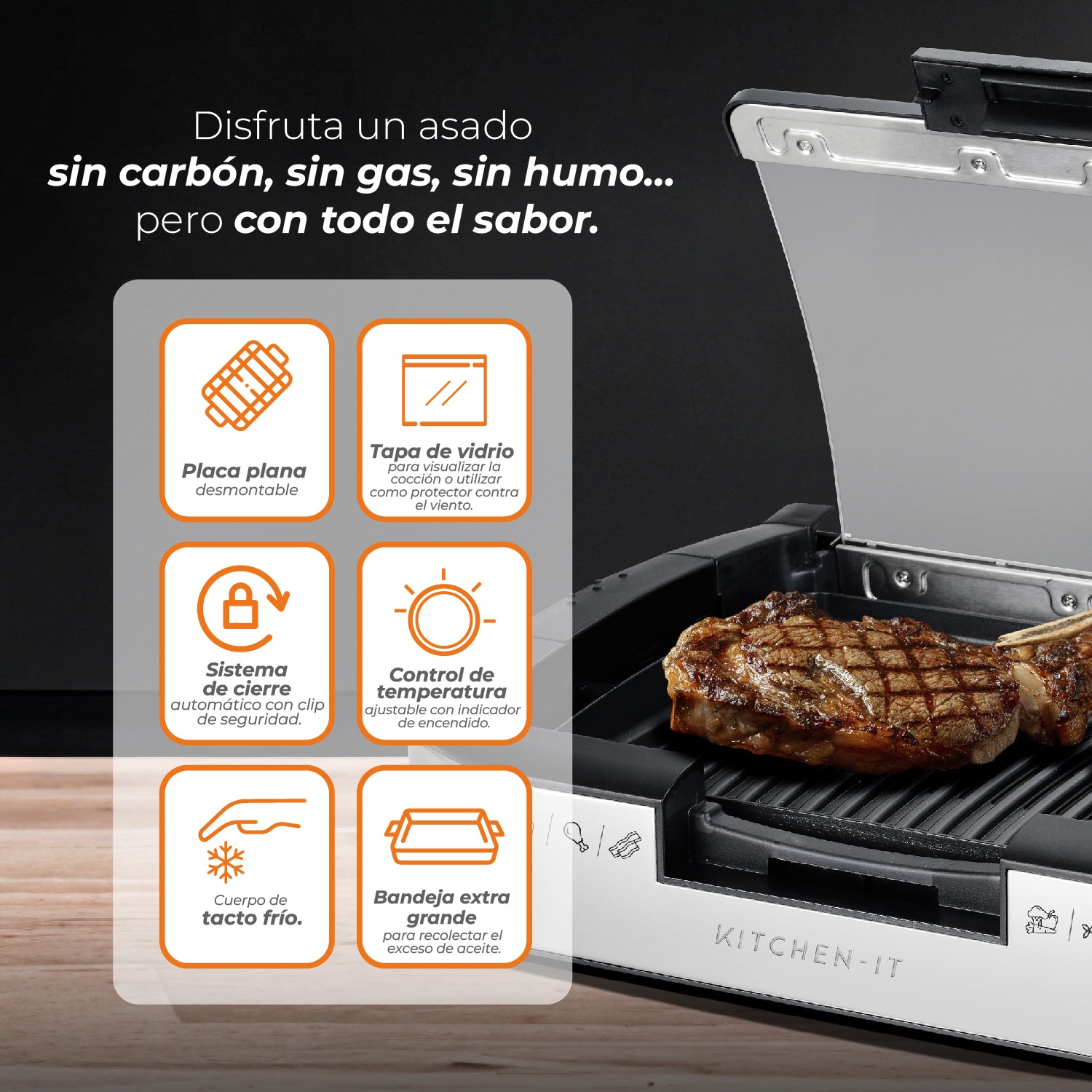 Parrilla Eléctrica Power Grill