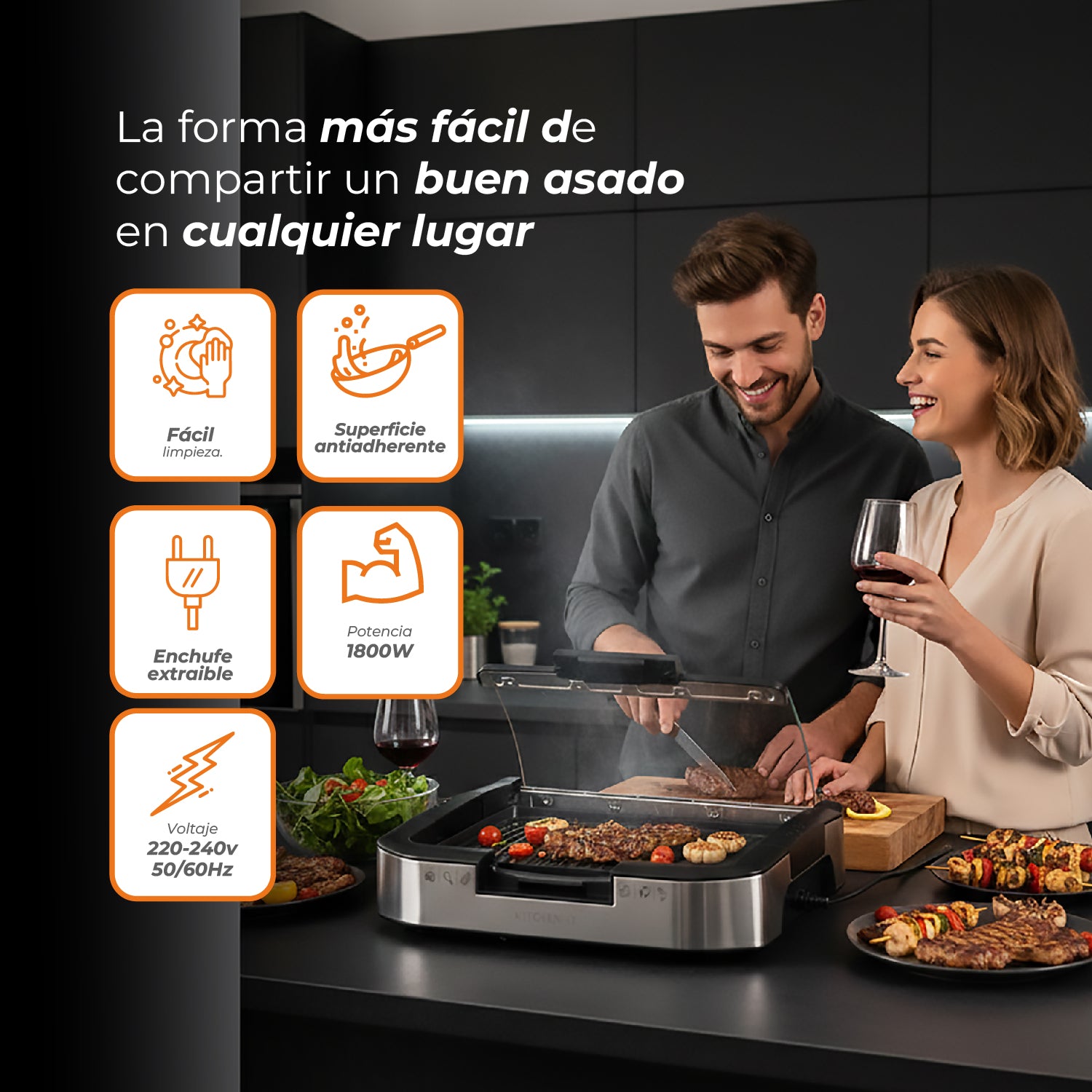 Parrilla Eléctrica Power Grill