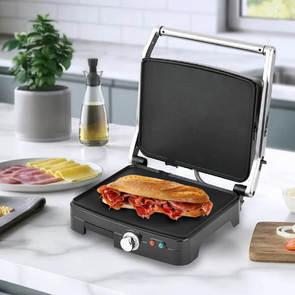 Plancha Panini Pro Max XL Kitchen-it | Superficie Plana