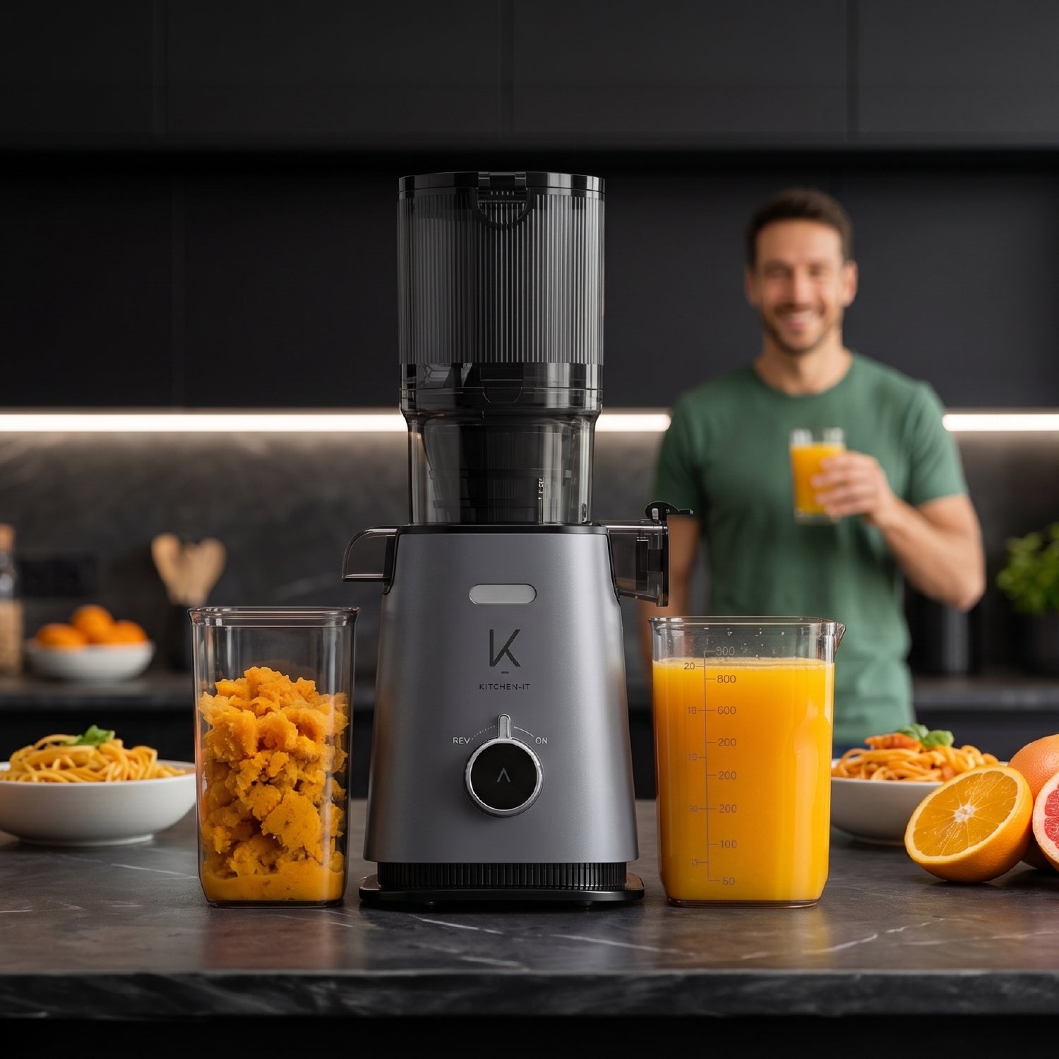 Prensadora de Jugo en Frío Slow Press Pro 200W