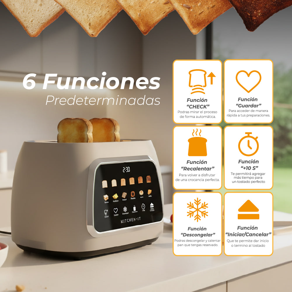 Tostador Digital Smart Toast Compact - 100% Automático