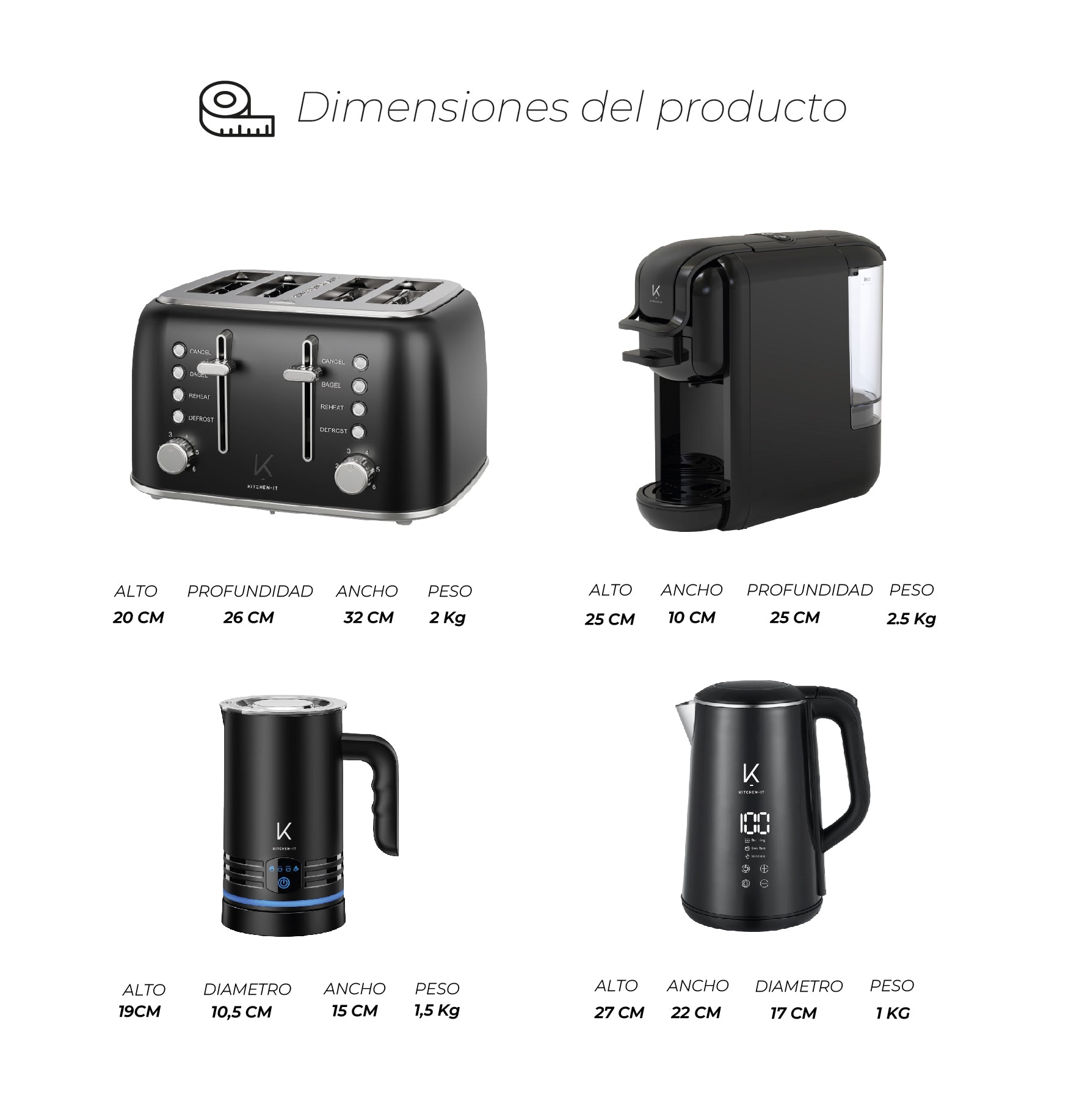 Medidas del producto