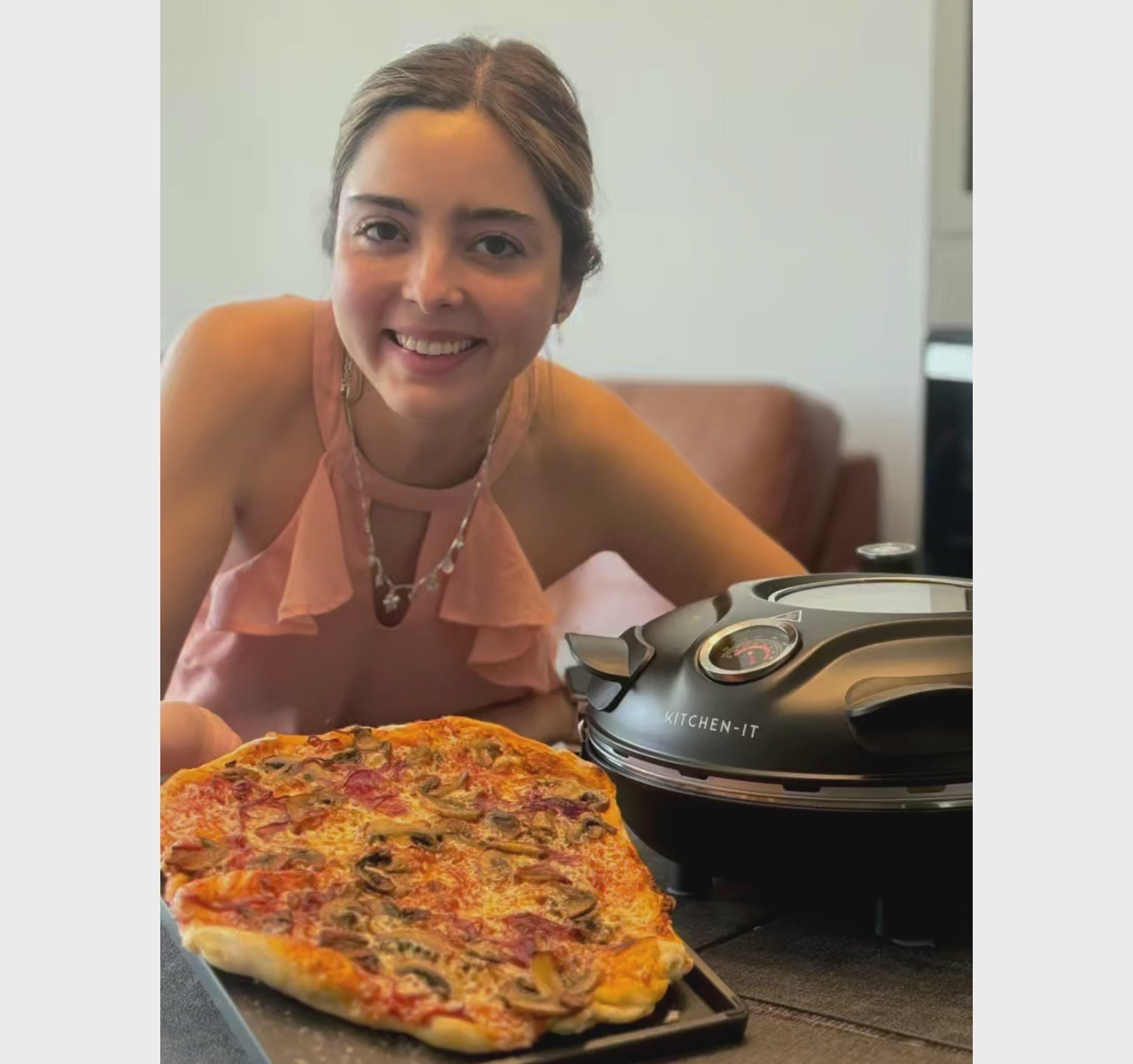 Horno Pizza a la Piedra Black Edition