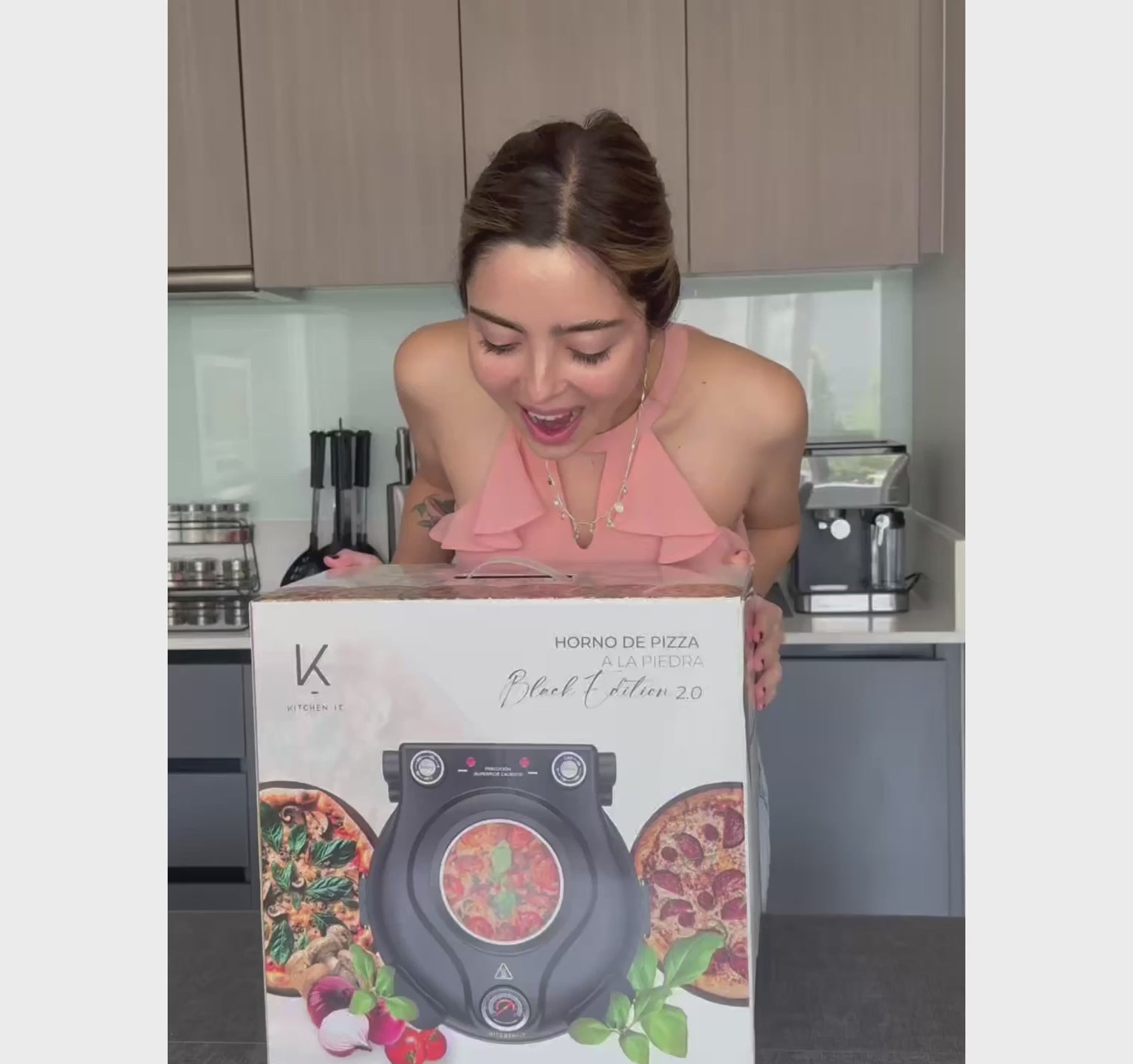 Horno Pizza a la Piedra Black Edition