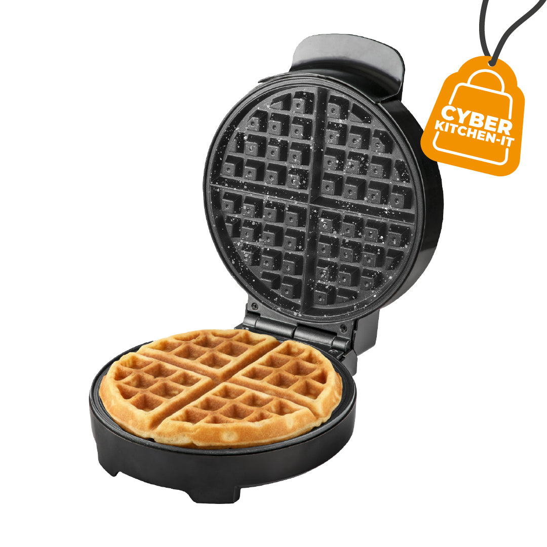 Máquina de Waffles Belgian Crisp con Revestimiento de Cerámica Antiadherente